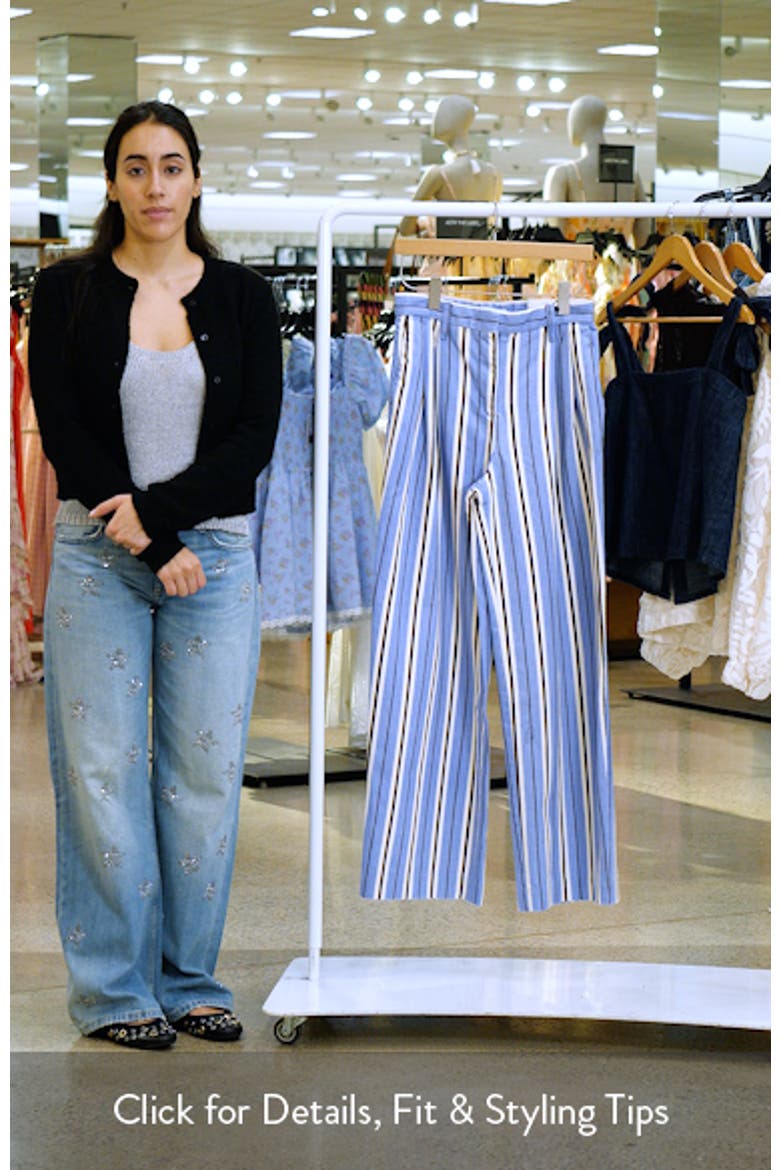 Stripe Wide Leg Pants video
