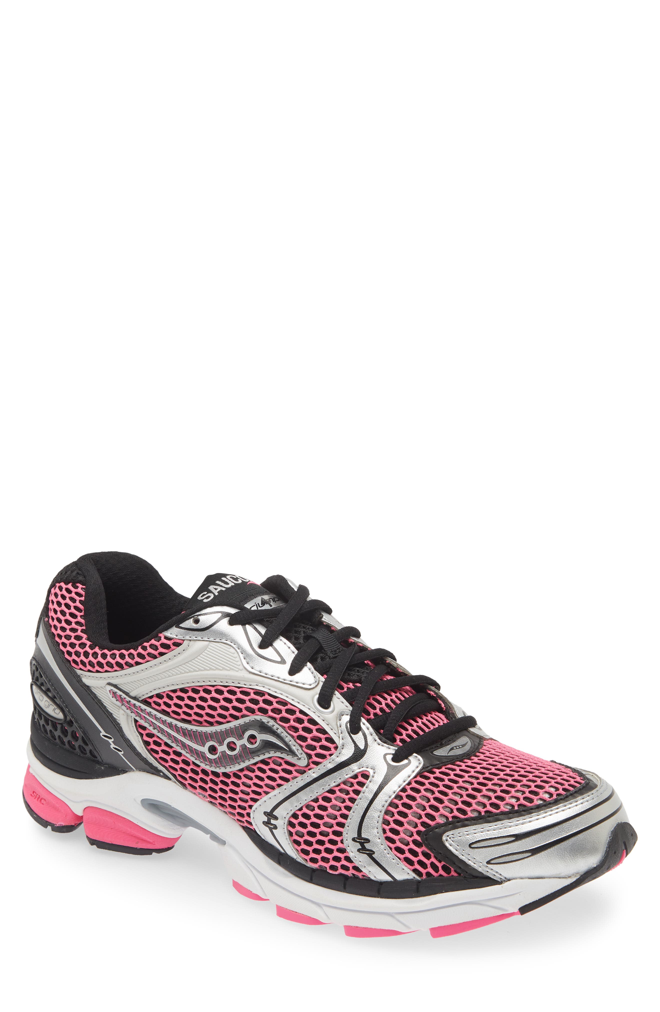 Saucony ProGrid Triumph 4 Sneaker, Main, color, Pink/ Silver