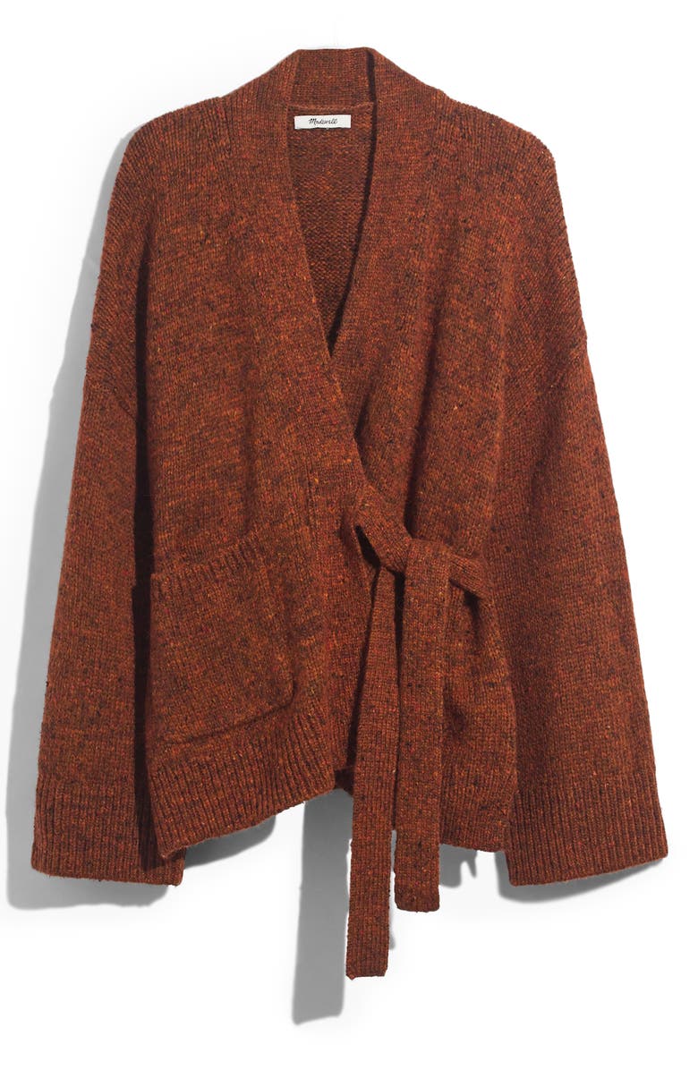 Madewell Loring Wrap Cardigan, Alternate, color,
