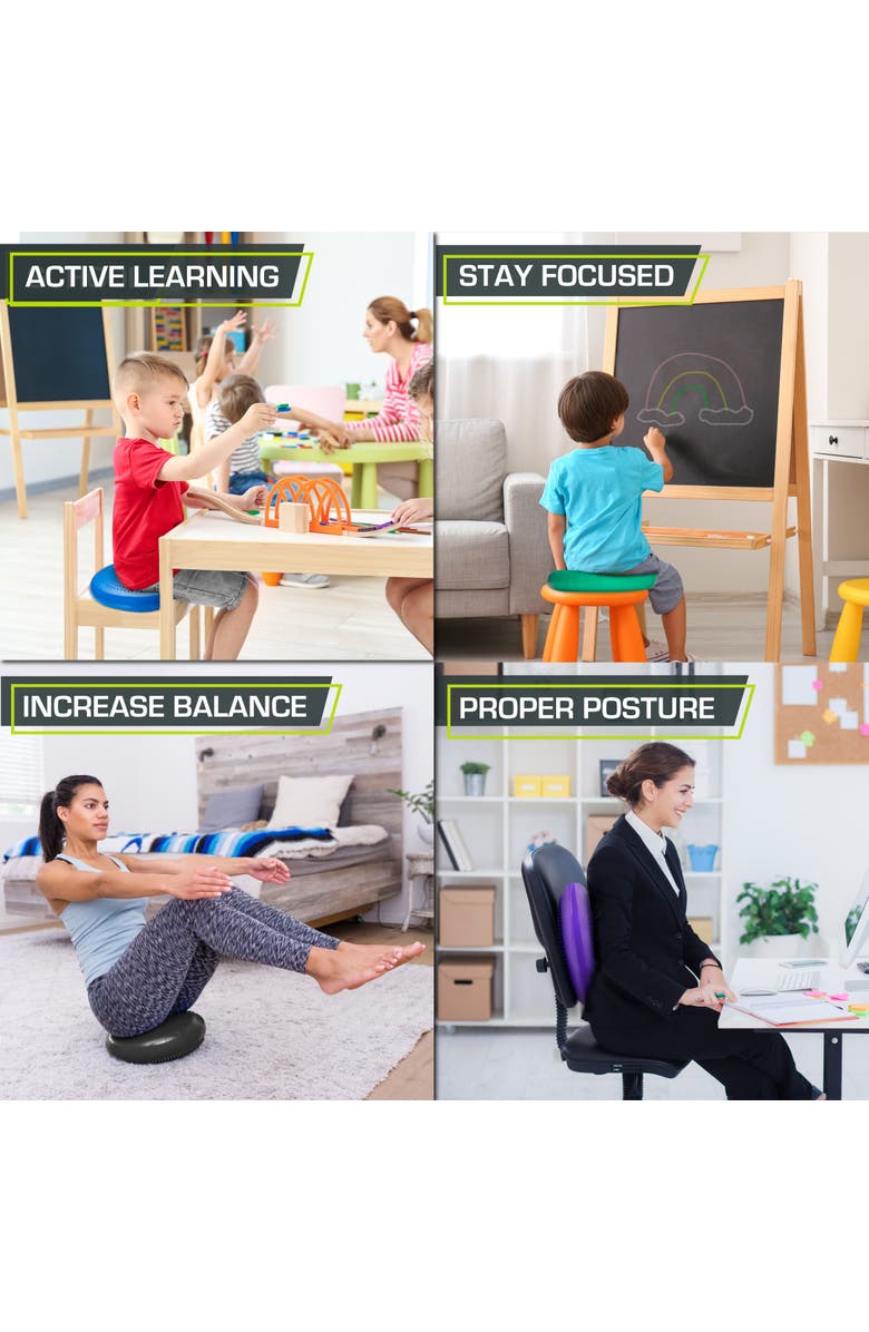 ProsourceFit Core Balance Disc, Alternate, color, Black