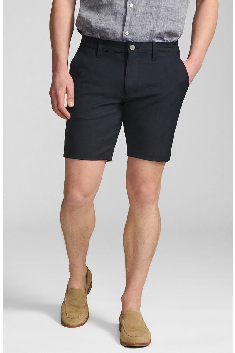 Arizona Commuter Flat Front Chino Shorts, Main, color, MIDNIGHT COMMUTER LUXE