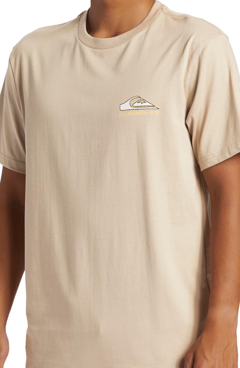 Quiksilver Step Up Organic Cotton Graphic T-Shirt, Alternate, color,