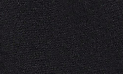 Misook Cashmere Open Front Cardigan In Black