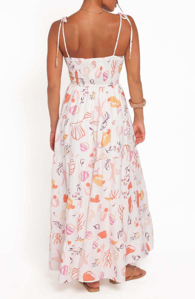 Petal & Pup Bairbre Maxi Dress, Alternate, color, Pink Beach Print