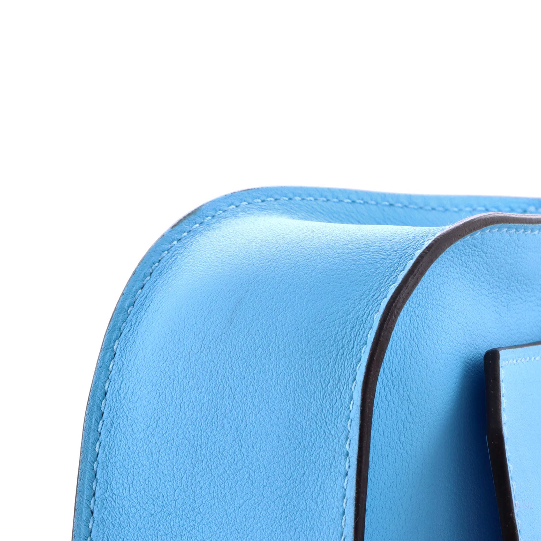 Pre-Owned Hermes Verso Jypsiere Bag Swift Mini, Alternate, color, Celeste