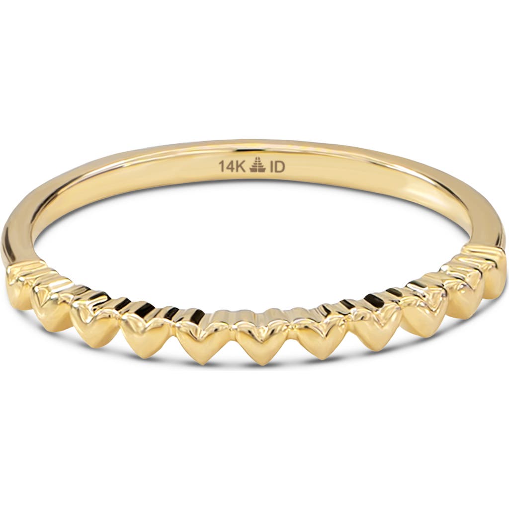 Devata Sweet Heart Ring In Gold