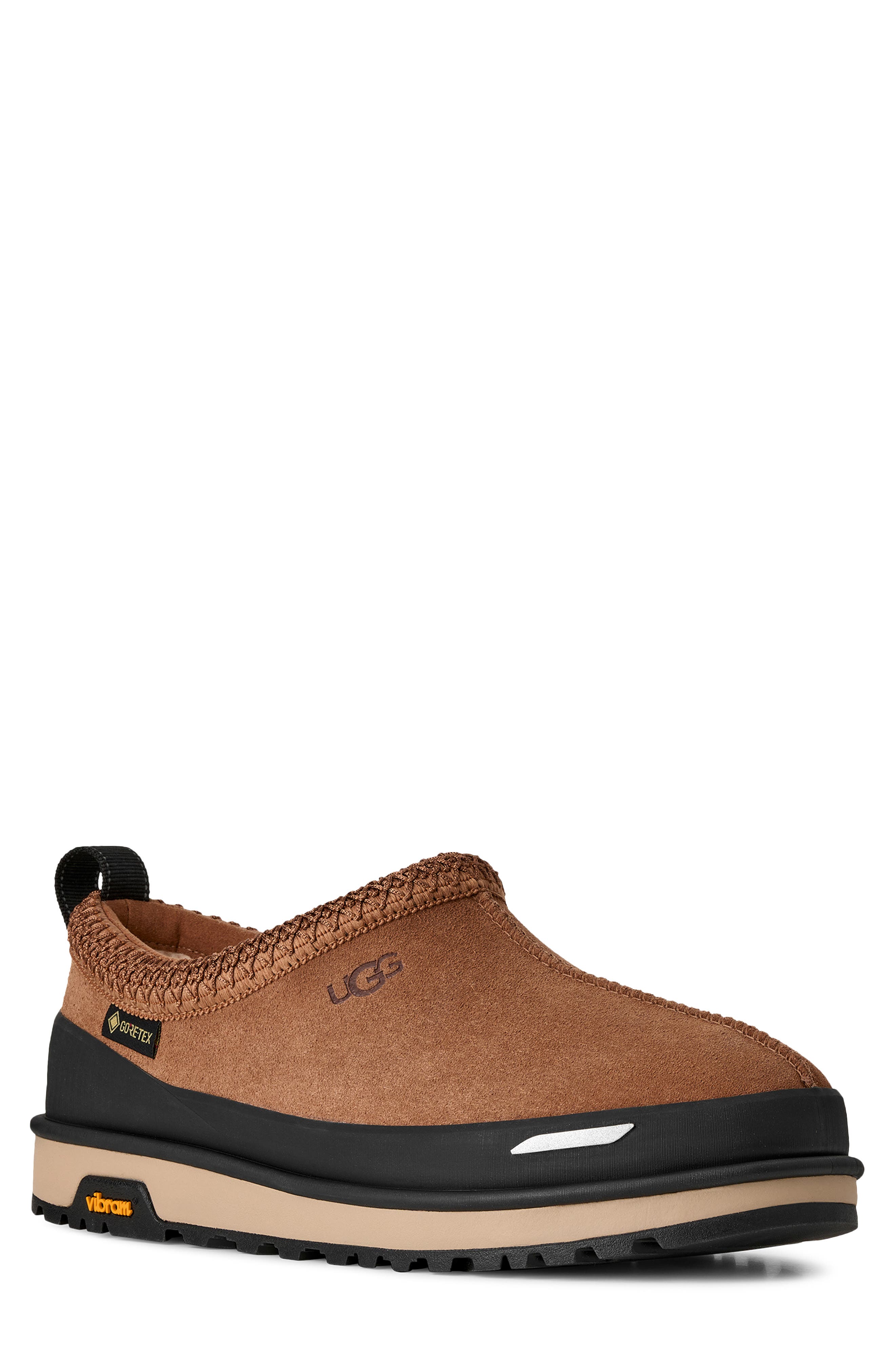 Tasman Guard Gore-Tex Waterproof Leather Slipper, Main, color, CHESTNUT