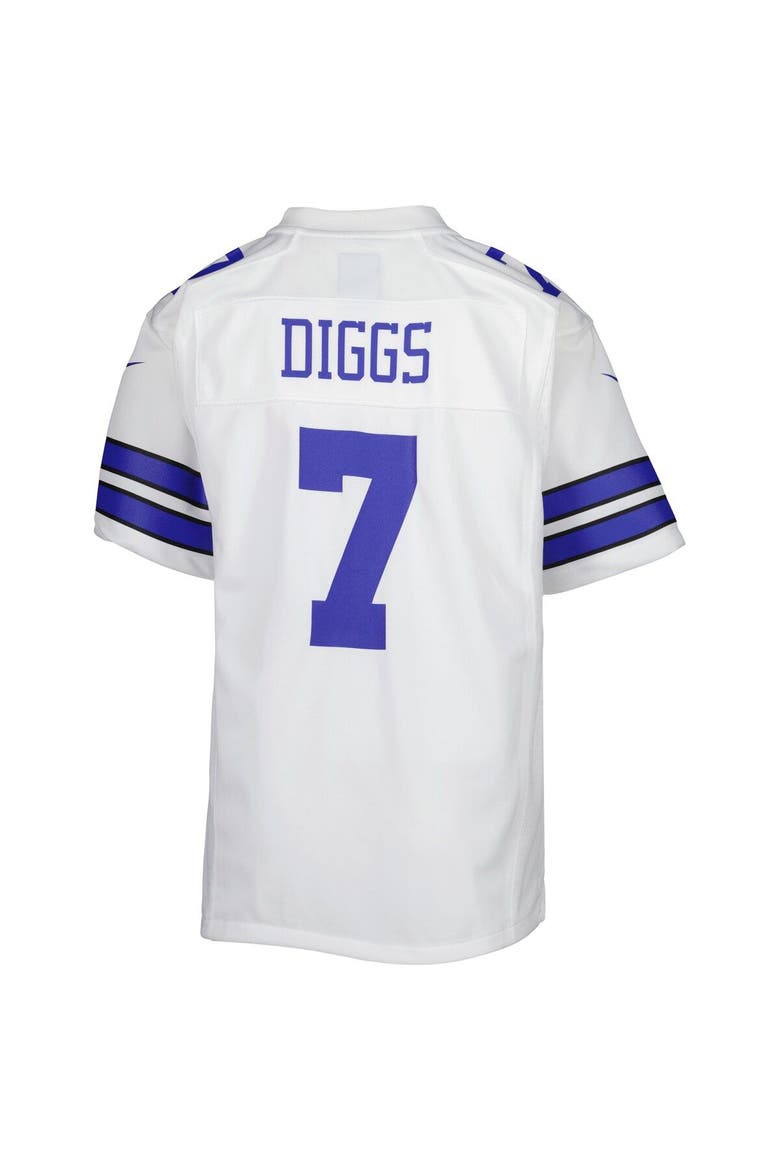 Youth Nike Trevon Diggs White Dallas Cowboys Game Jersey, Alternate, color, White