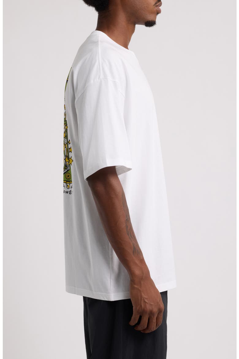 Organic Cotton Jersey Pinball Graphic T-Shirt, Alternate, color, WHITE