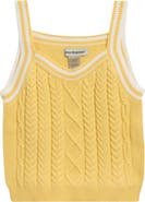 Cotton Emporium Kids' Cable Stitch Sweater Tank
