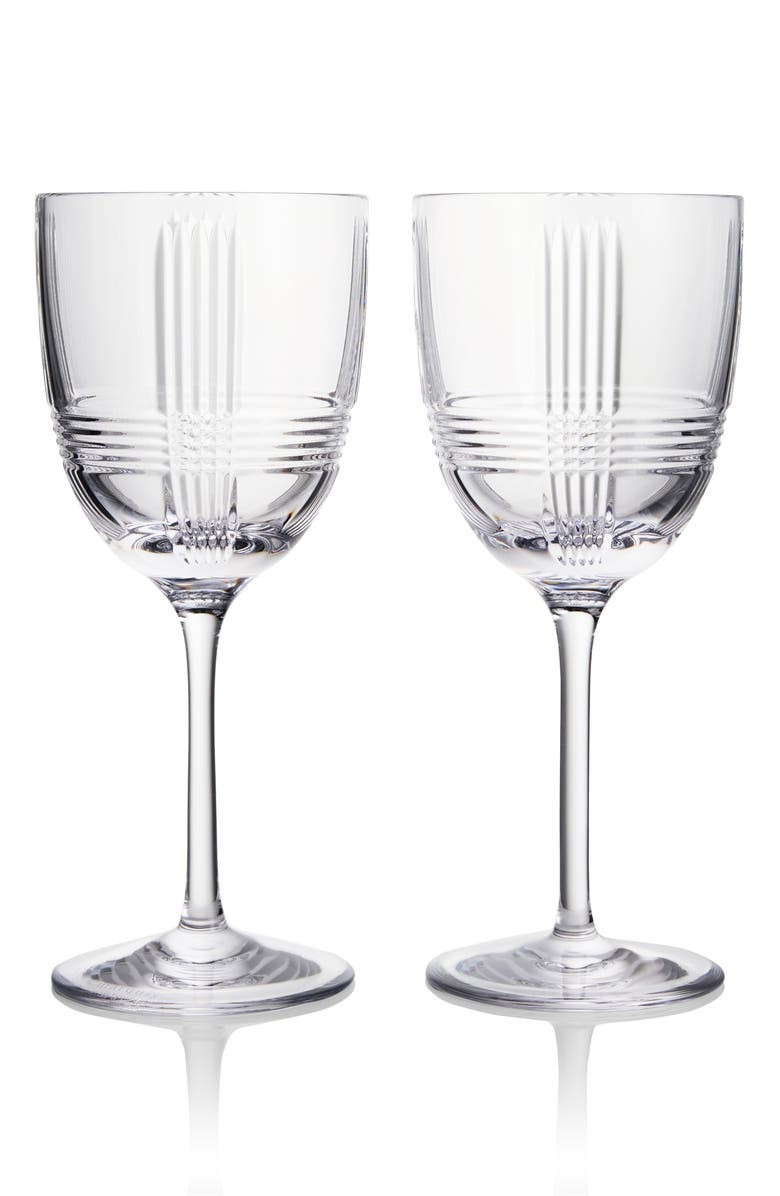 Waterford Marquis Vector Set of 2 Crystal White Wine Glasses, Main, color, 