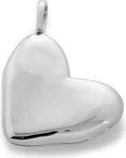 Monica Vinader Sterling Silver Heart Locket