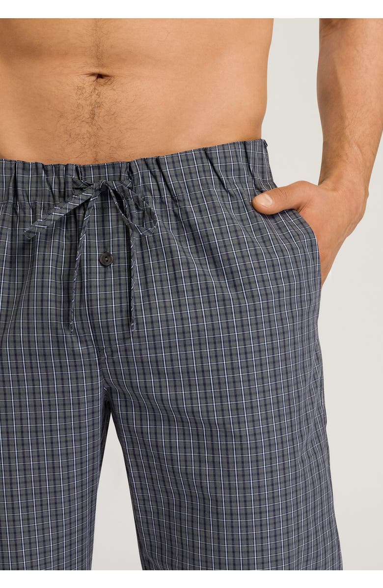Hanro Night And Day 100% Woven Cotton Pants, Alternate, color, Casual Check