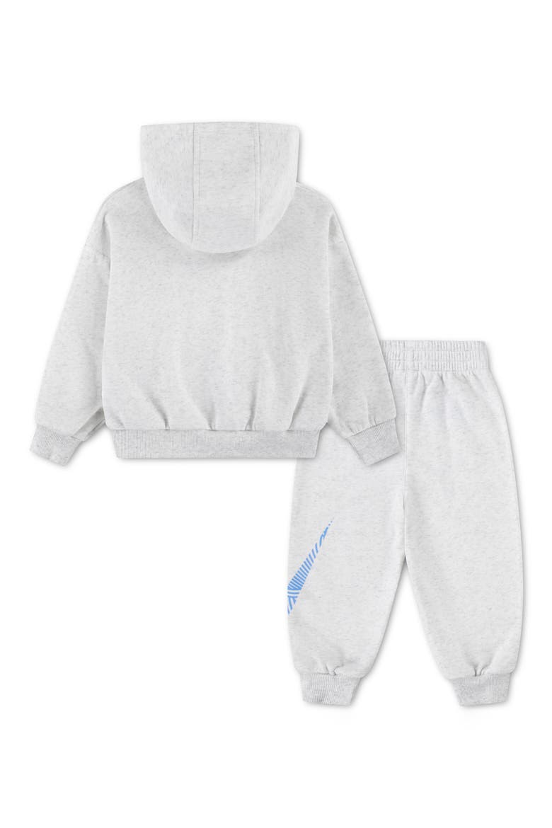 Kids' Oversized Hoodie & Sweatpants 2-Piece Set, Alternate, color, BIRCH HEATHER