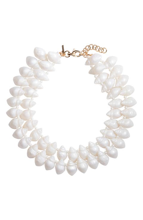 Layered Conch Shell Necklace