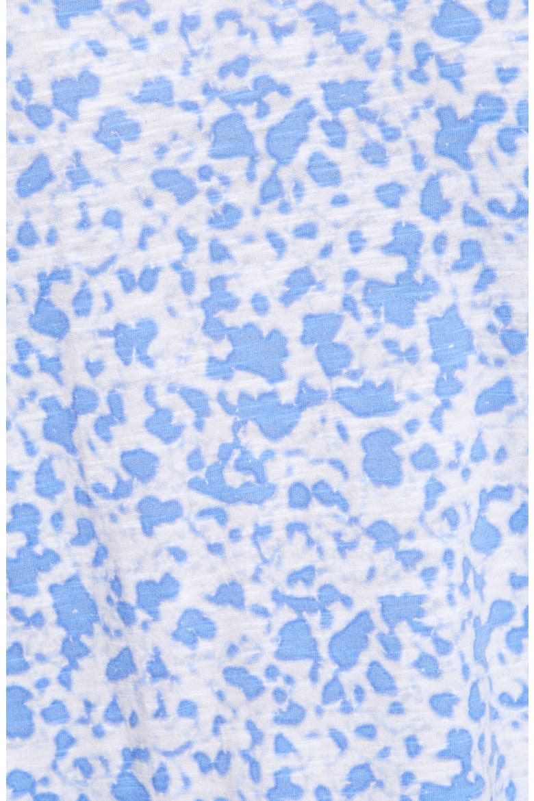 Eased T-Shirt, Alternate, color, WHITE- BLUE MILLA FLORAL
