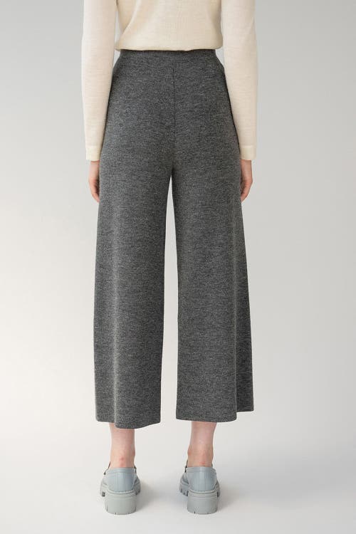 Sskein Wide Leg Trousers In Shadow Grey Heather