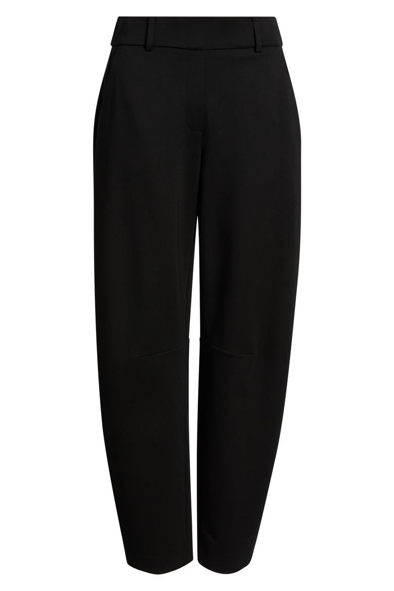 Slash Pocket Barrel Leg Pants, Main, color, ANNE BLACK