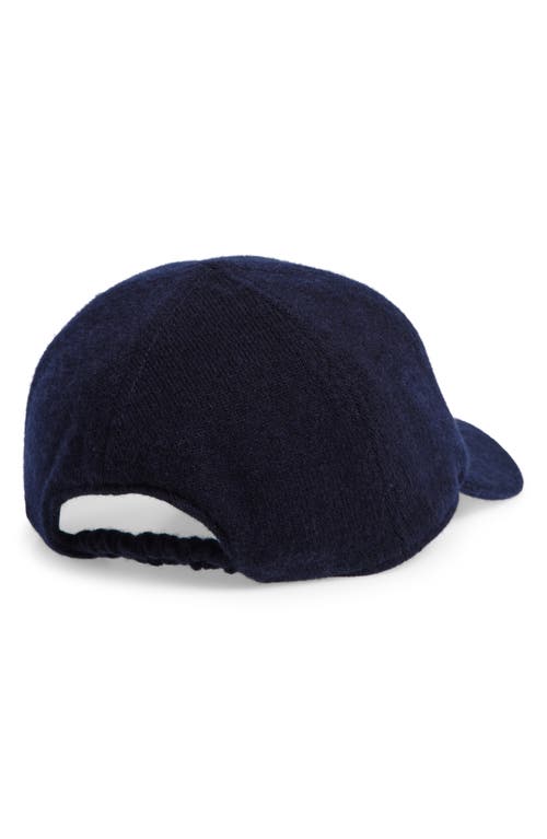 Robert Barakett Wool & Cashmere Baseball Cap In Navy