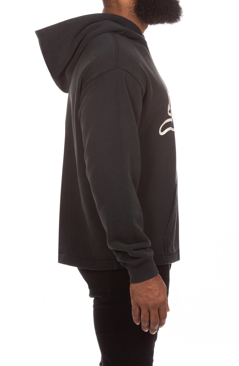 ICECREAM Run Logo Cotton French Terry Hoodie, Alternate, color, Black