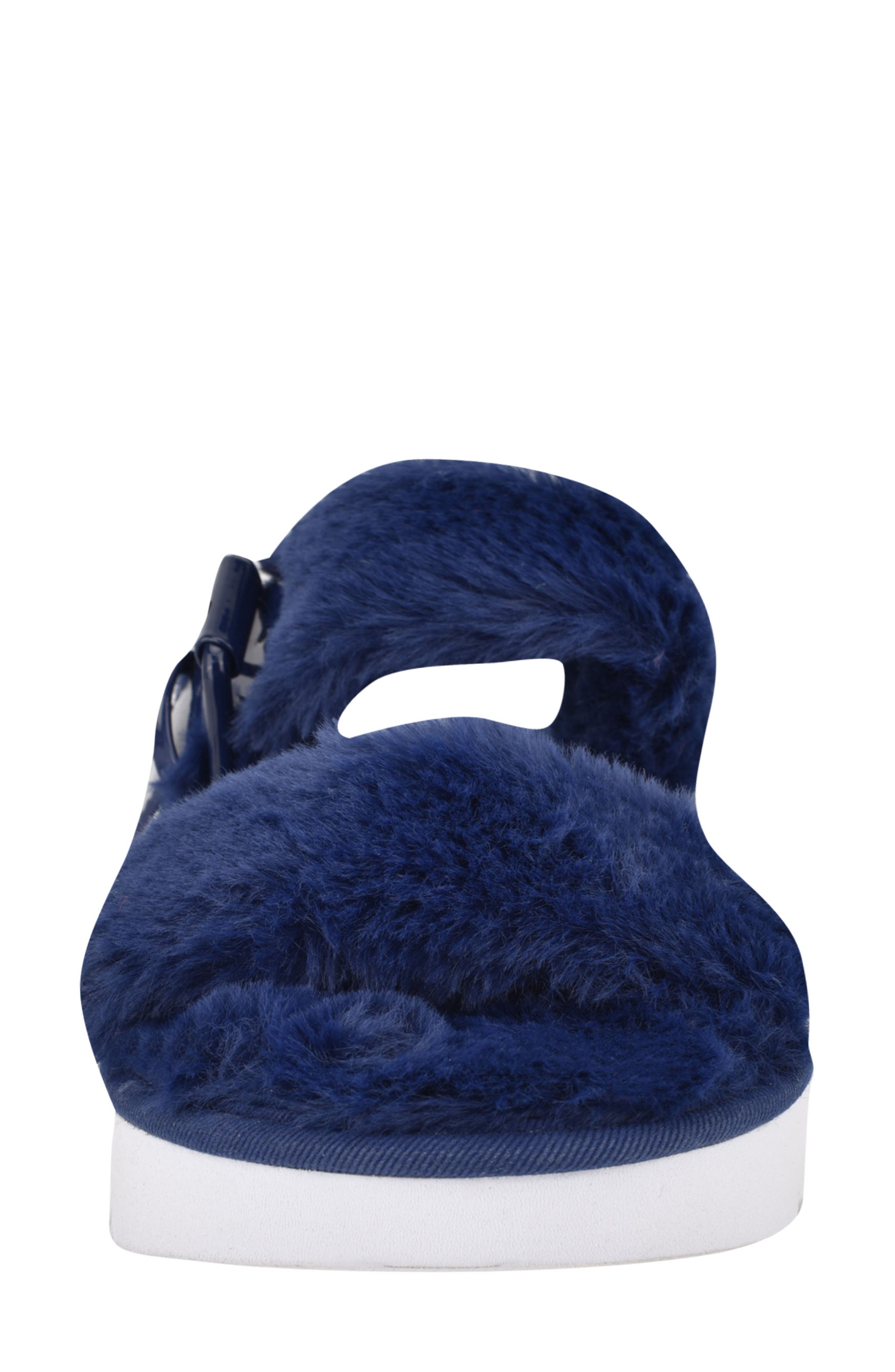 Nine West Funkie Faux Fur Platform Slipper (Women) | Nordstromrack