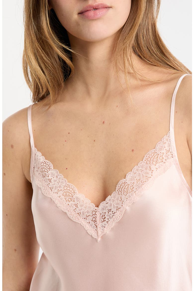 Milky Silk Camisole, Alternate, color, VANILLA
