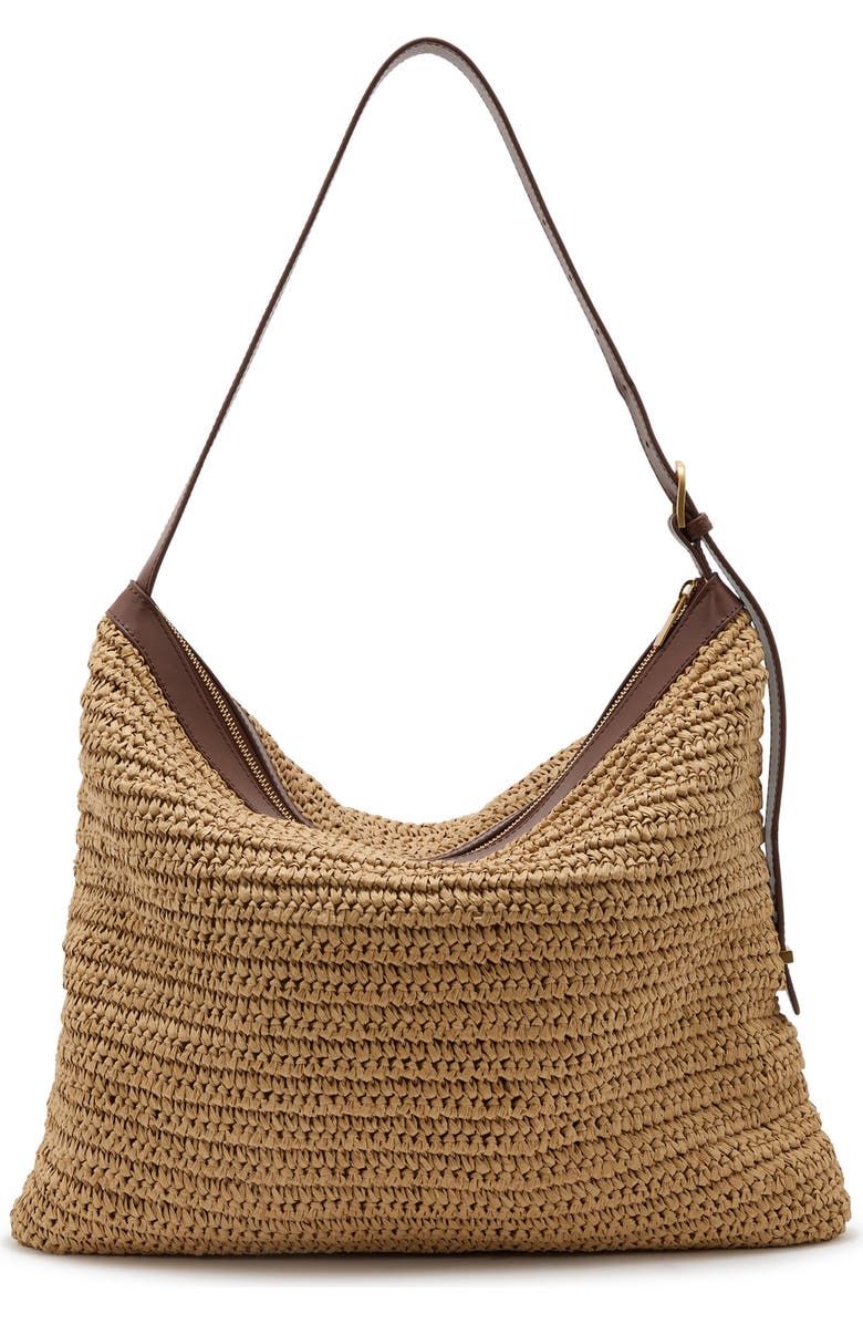 Reiss Margot Shoulder Bag, Main, color, Natural