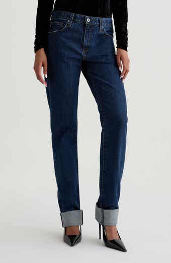 AG The Boyfriend Mid Rise Relaxed Straight Leg Jeans