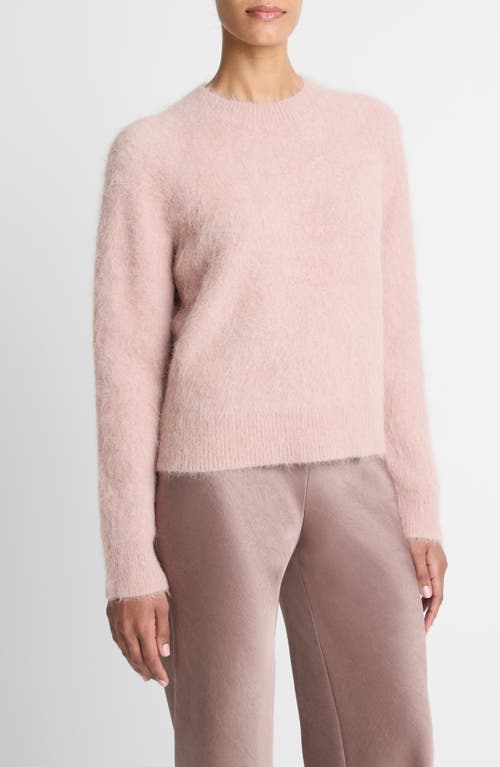Vince Brushed Sweater In Pink