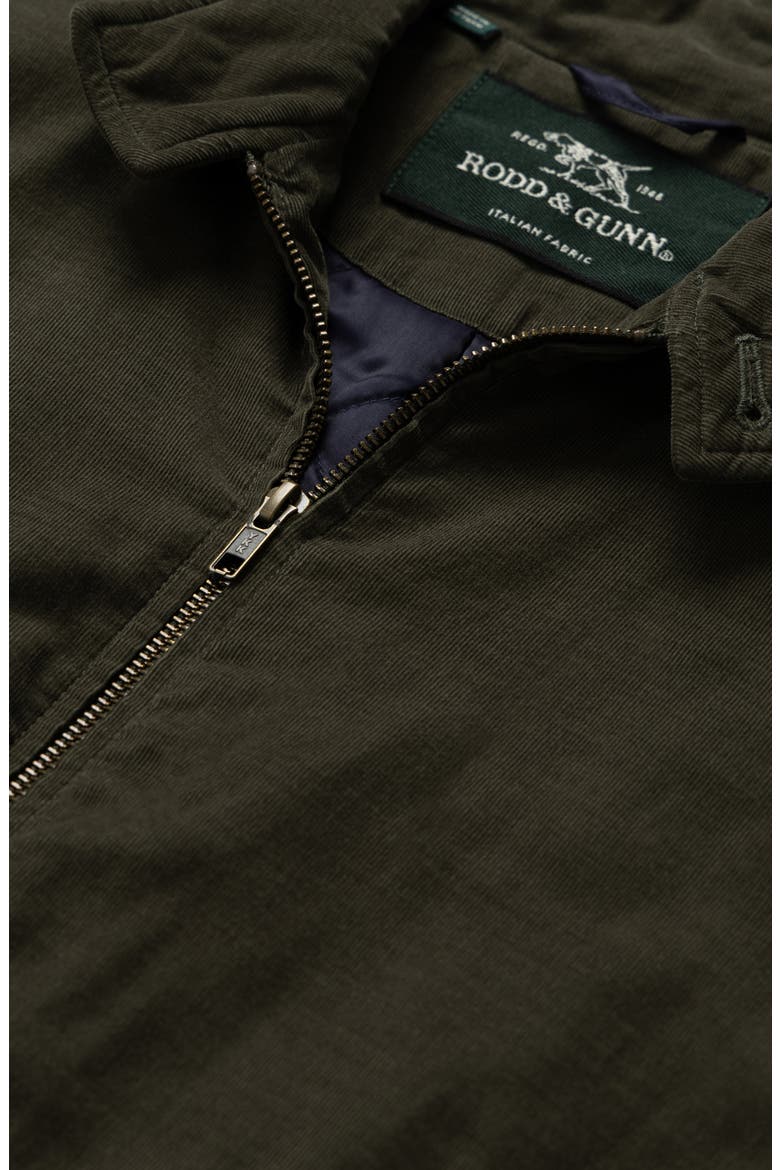 Timber Bay Cotton Corduroy Bomber Jacket, Alternate, color, MOSS