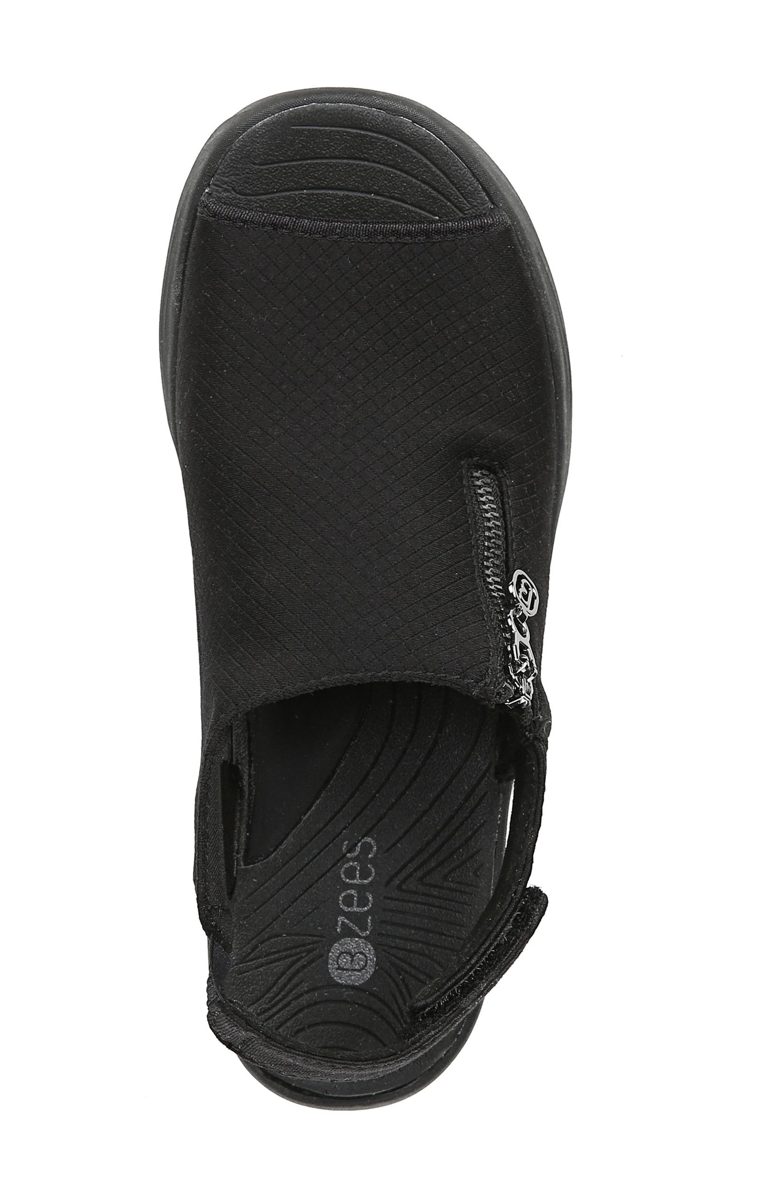 Zipline Wedge Sandal, Alternate, color, BLACK GRID FABRIC