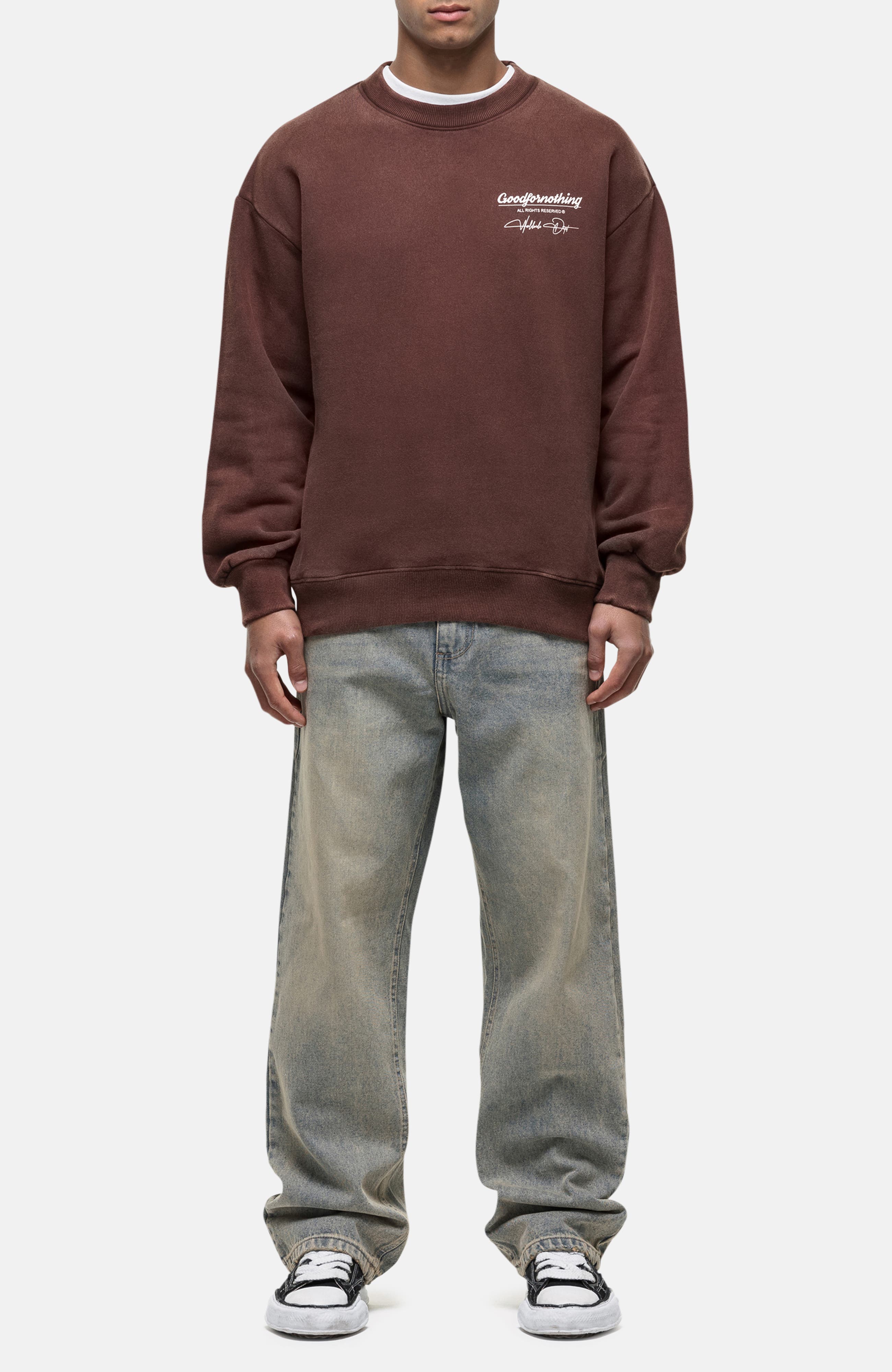 Good For Nothing Washed Rust Cult Sweathsirt (Men) | Nordstrom