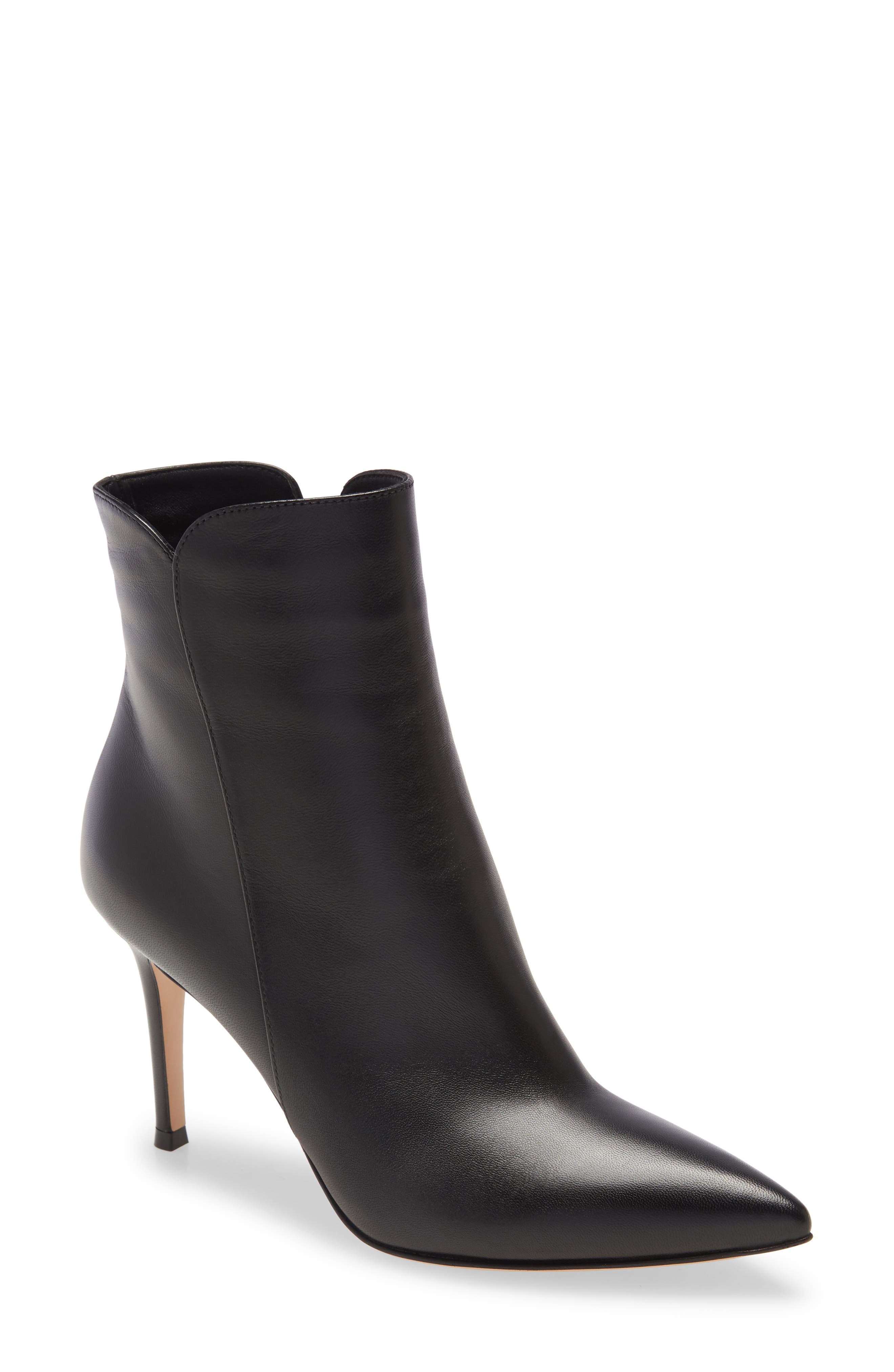 Gianvito Rossi Pointy Toe Bootie, Main, color, 