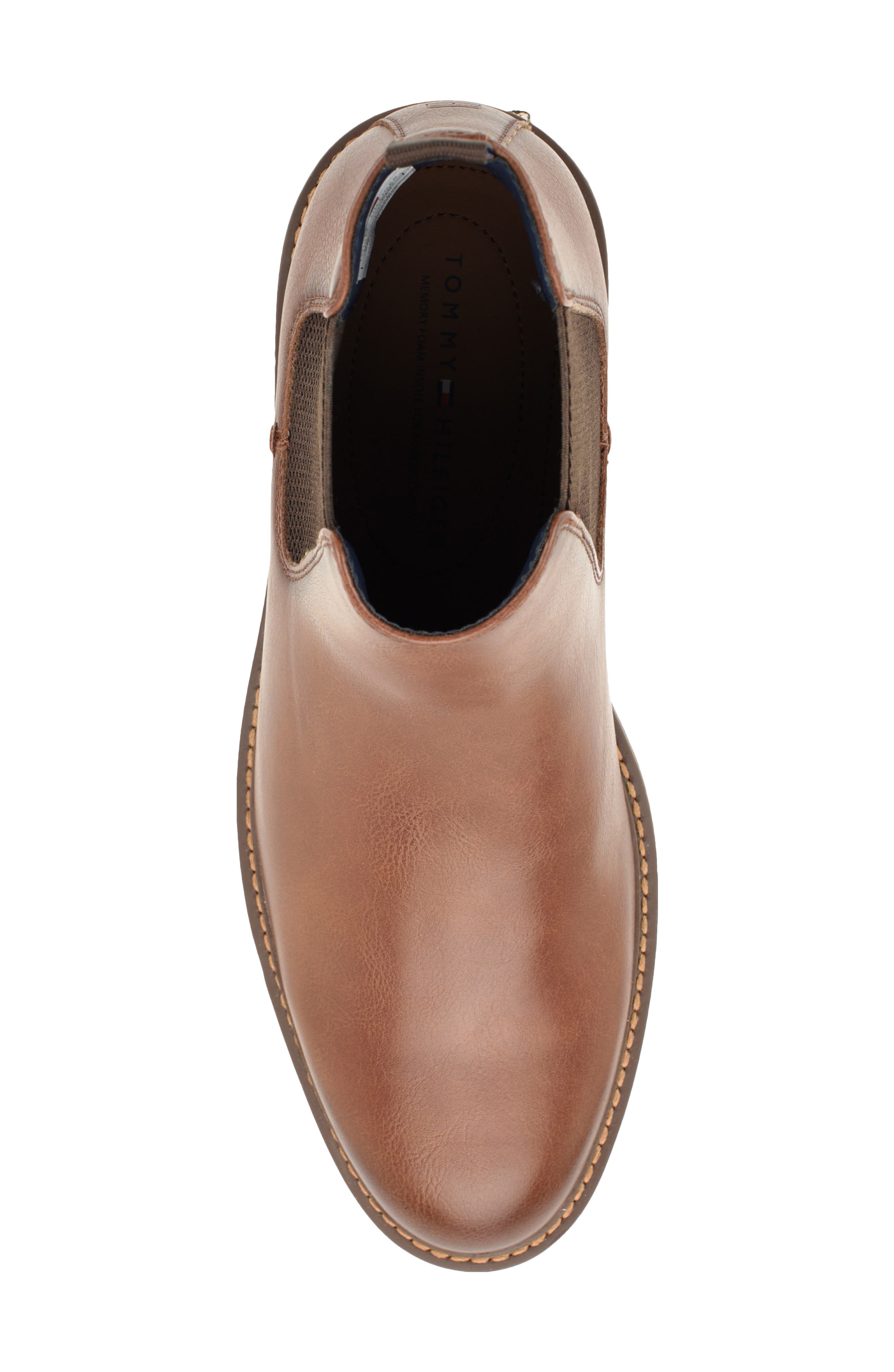 Rimnan Faux Leather Chelsea Boot, Alternate, color, COGNAC