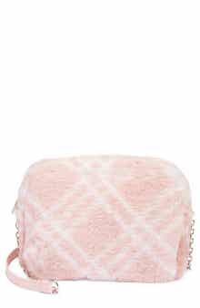 Capelli New York Kids' Plaid Faux Fur Crossbody Bag