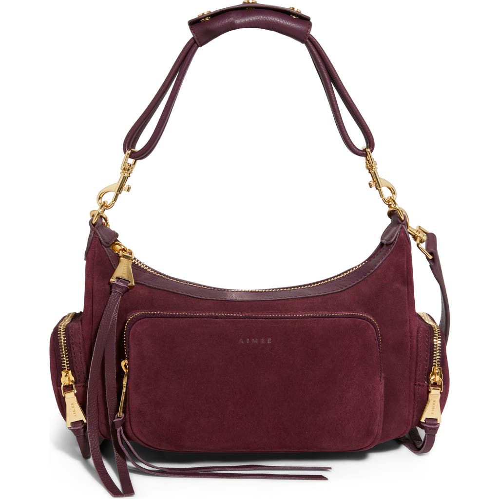 Aimee Kestenberg Away We Go Suede Shoulder Bag