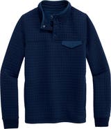 vineyard vines Kids' Navigator Quilted Quarter Snap Pullover