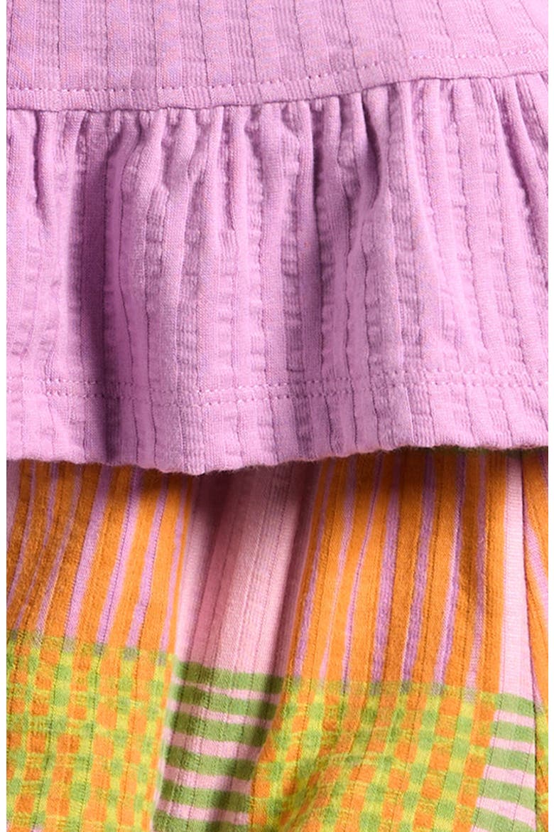 Kids' Peplum Tank & Shorts Set, Alternate, color, PURPLE