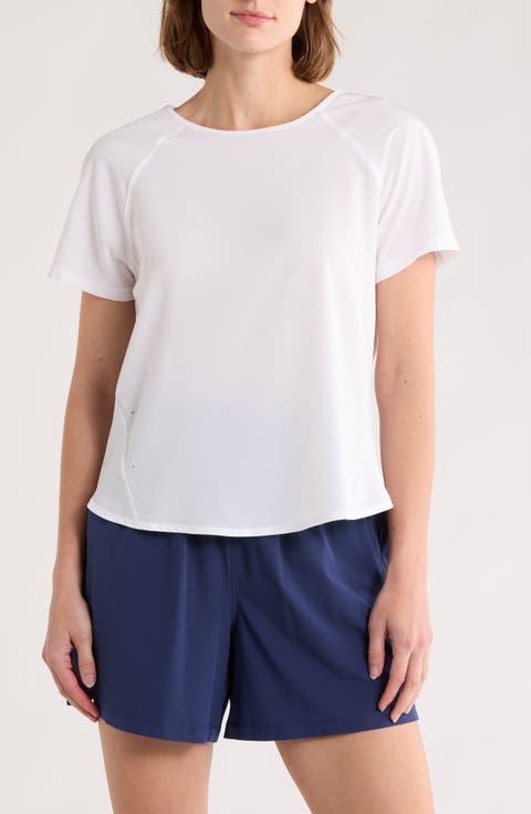 Easy Runner Scallop Top