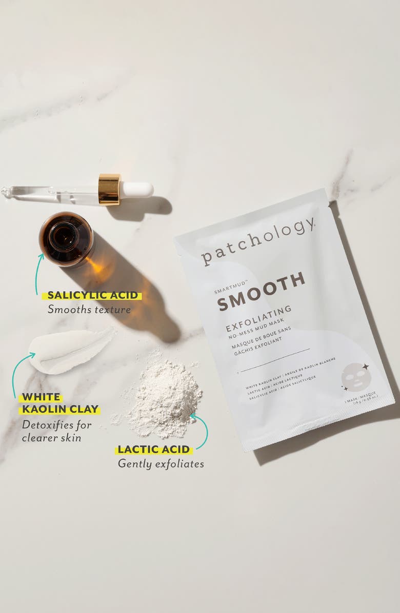 Patchology SmartMud<sup>™</sup> Duo Calm & Smooth Sheet Masks, Alternate, color,