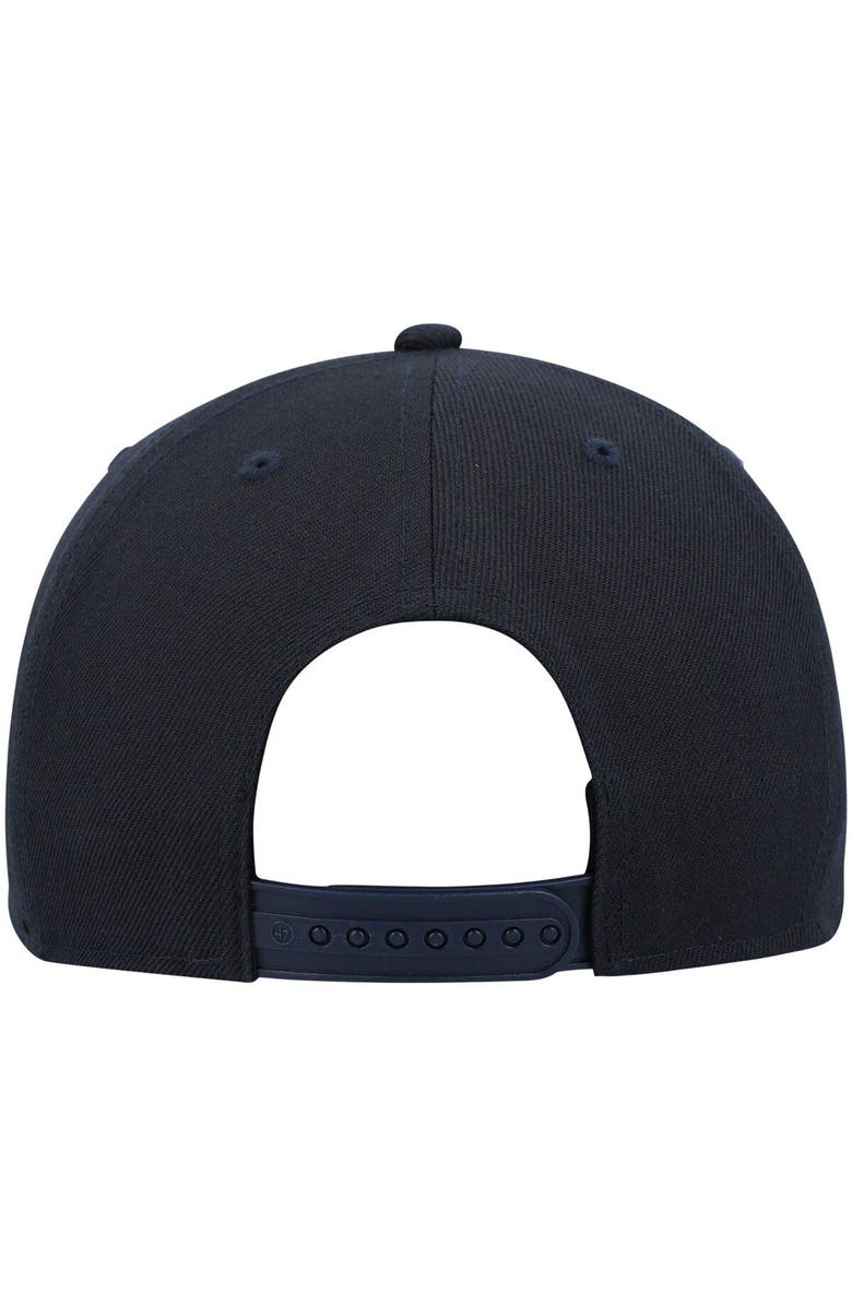 '47 Men's '47 Navy Chicago Cubs 2021 City Connect Captain Snapback Hat, Alternate, color, Navy