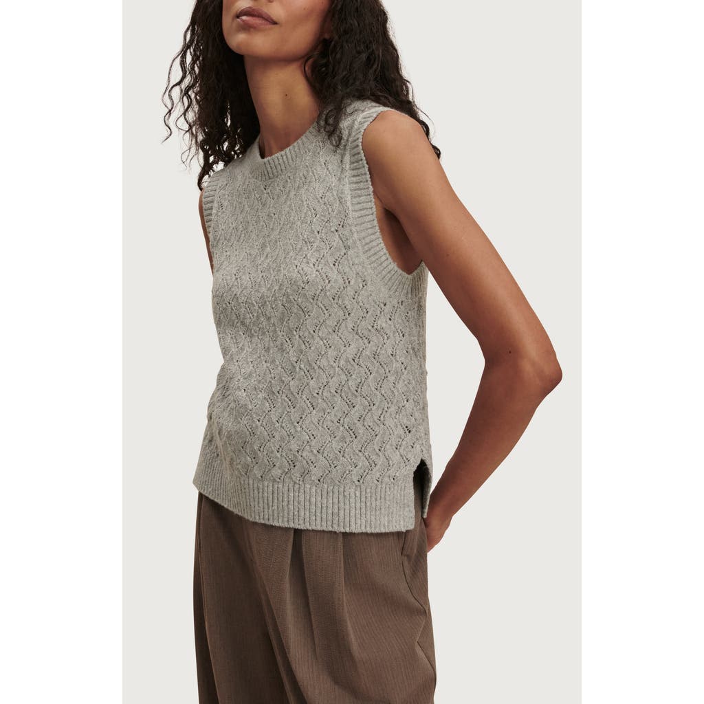 Varley Hazen Knit Tank In Gray