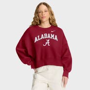 Nike Women's Nike Crimson Alabama Crimson Tide Oversized Phoenix Arch Pullover Sweatshirt