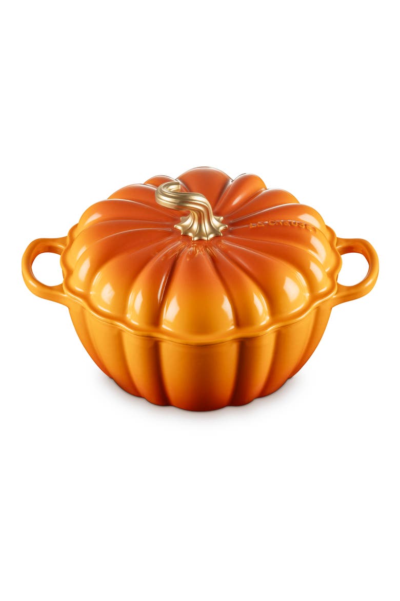 Figural Pumpkin Baking Dish, Alternate, color, PERSIMMON