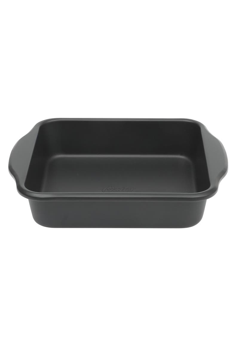Teston Platinum Collection 8 Inch Nonstick Carbon Steel Square Cake Pan, Alternate, color, Black