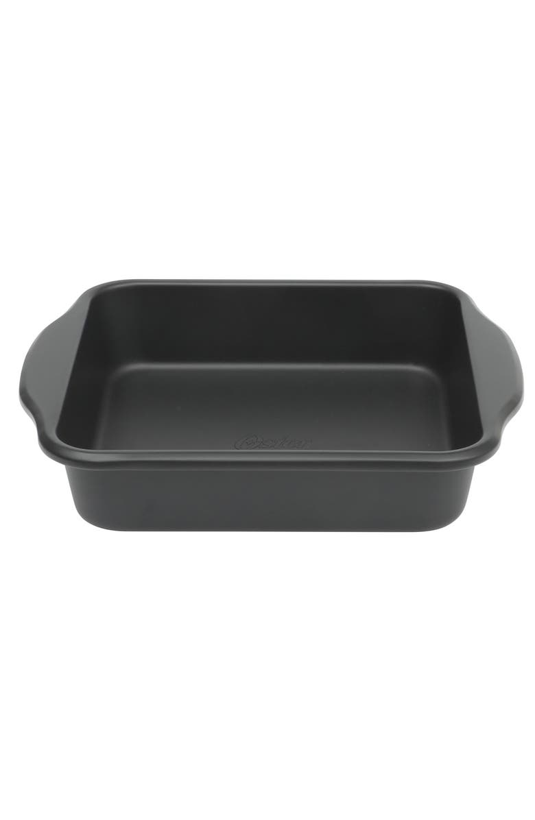 OSTER Teston Platinum Collection 8 Inch Nonstick Carbon Steel Square Cake Pan, Alternate, color, Black