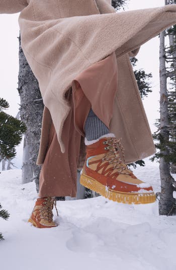 One Ave<sup>™</sup> Trek Faux Fur Trim Waterproof Sneaker Boot