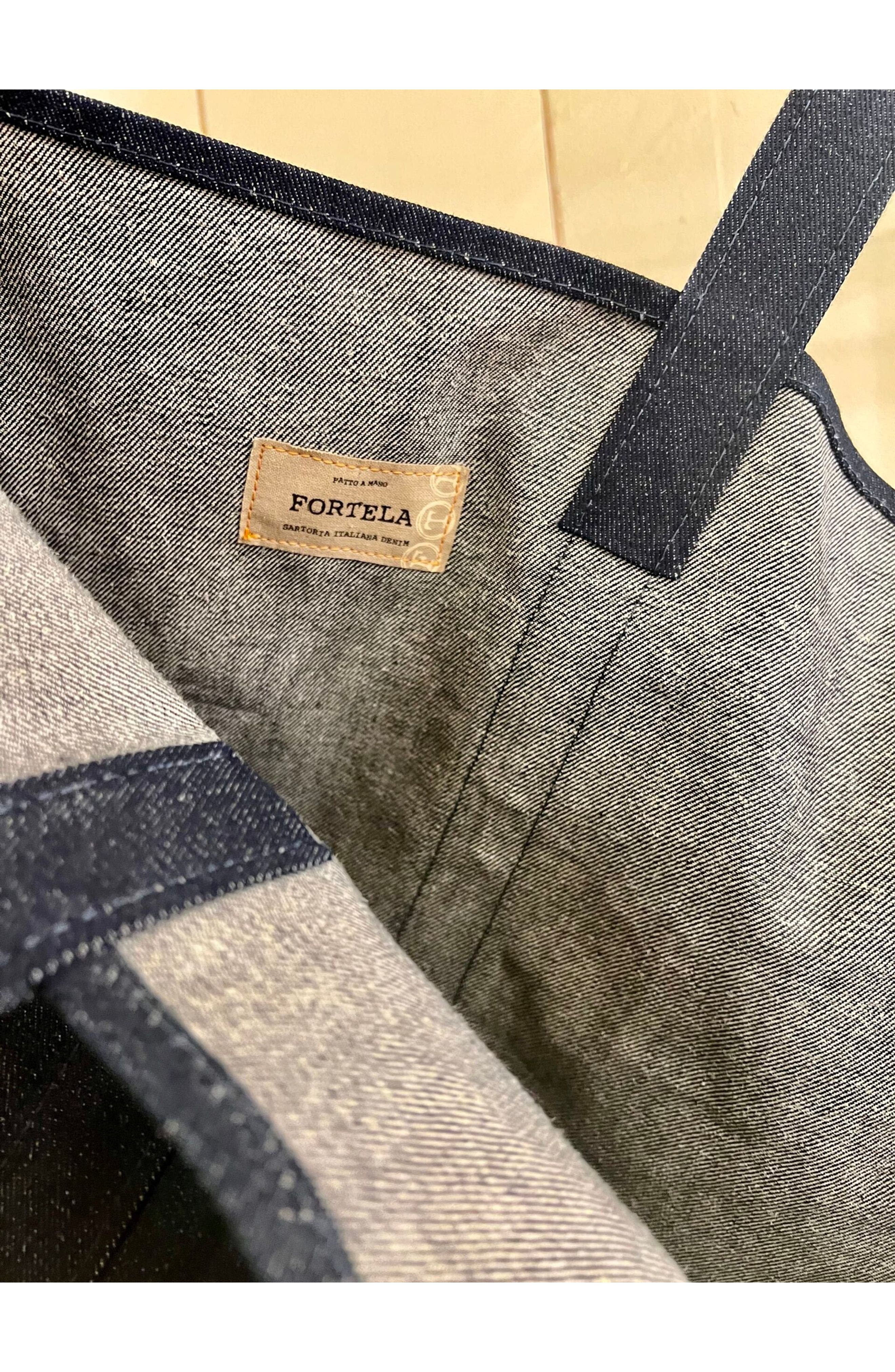 Fortela Tawelbag Selvedge Denim Bag, Alternate, color, Blue