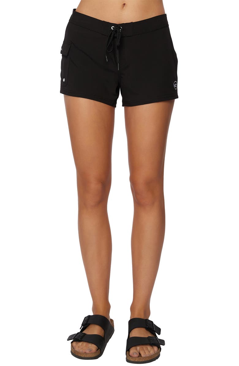 O'Neill Saltwater Solids Stretch Swim Shorts, Main, color, 