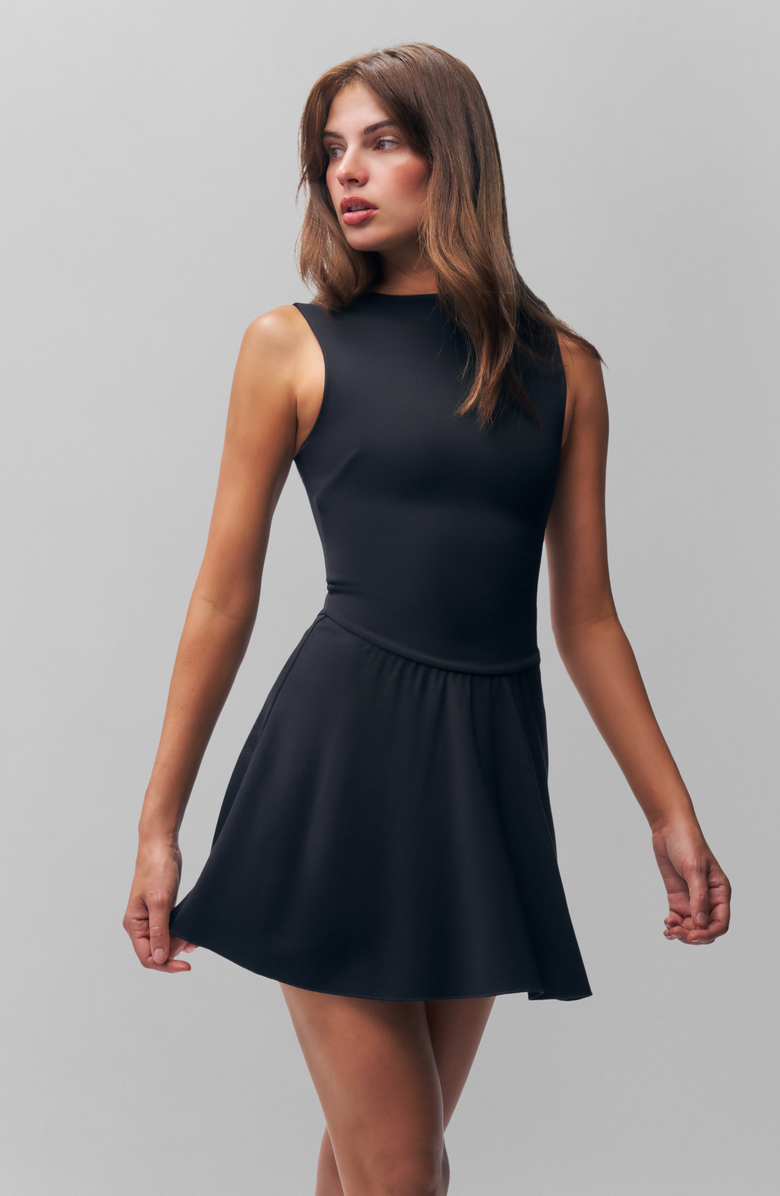 Guizio Erisa Dress, Alternate, color, Black